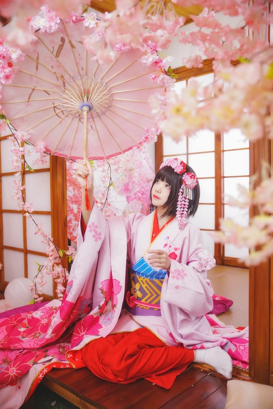 加藤惠 和服 - 桜桃喵
