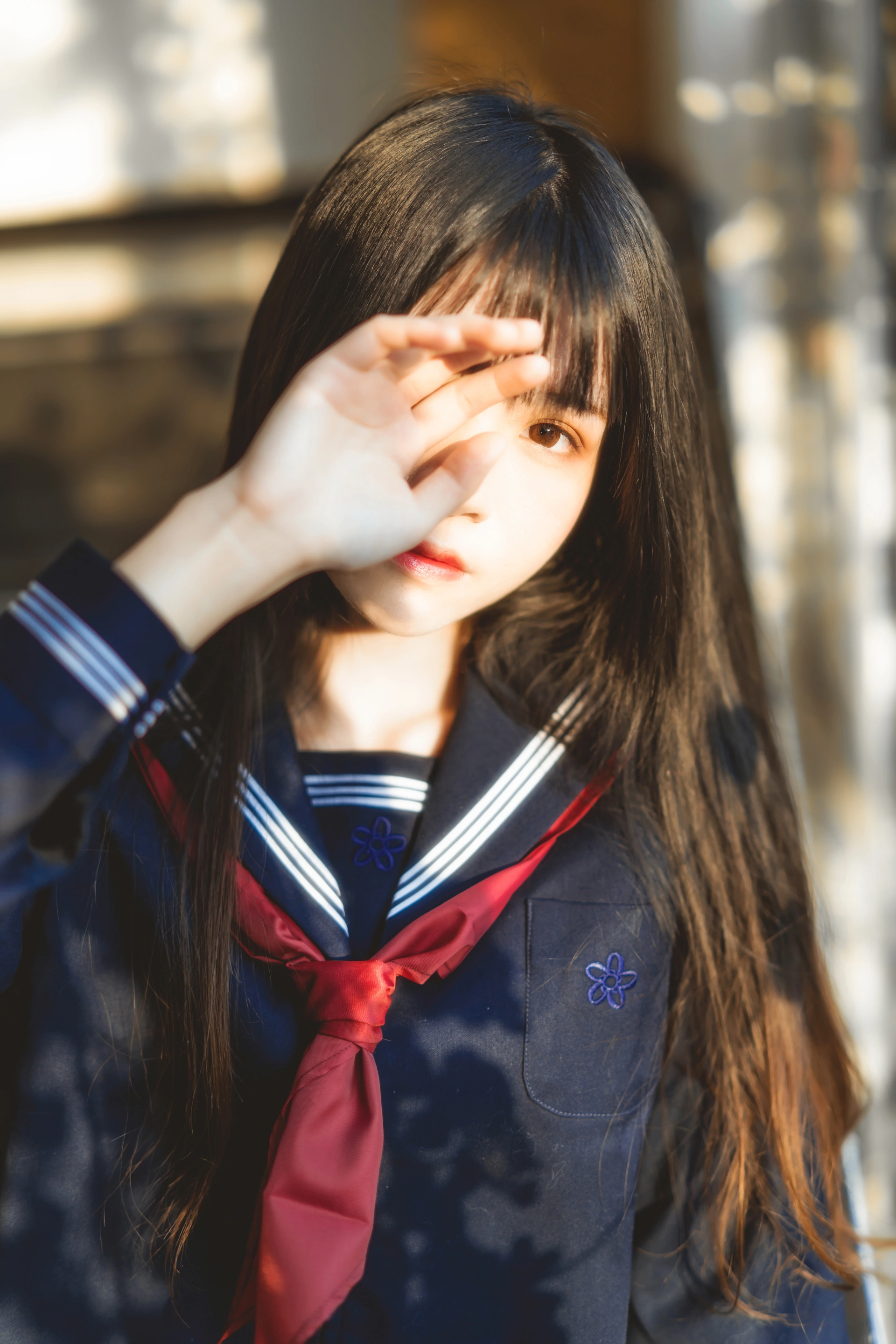 桜桃喵 - NO.040 小小少女 黑色水手服 3
